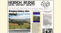 Desktop Screenshot of hebdenbridgehistory.org.uk